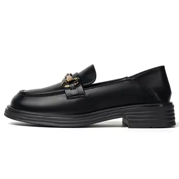 Лоферы женские с низким верхом Laorentou, черный