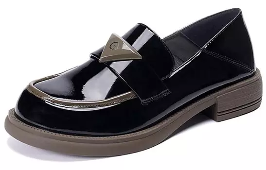 Лоферы женские с низким верхом Lesele, черный