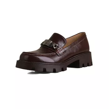 Лоферы женские с низким верхом Mo Lin, коричневый