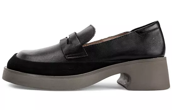 Лоферы женские с низким верхом Occaman, черный