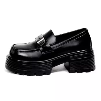 Лоферы женские с низким верхом Ouumeis, черный