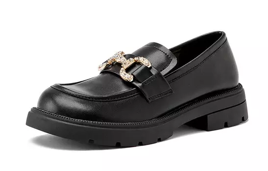 Лоферы женские с низким верхом Rich Birds, черный