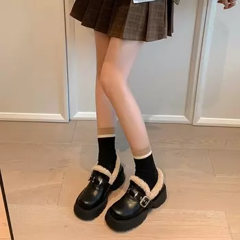 Лоферы женские с низким верхом Rongcheng Shoe King, черный