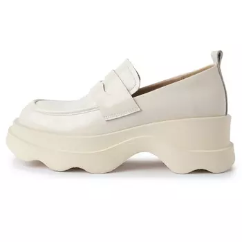 Лоферы женские с низким верхом Rongcheng Shoe King, белый