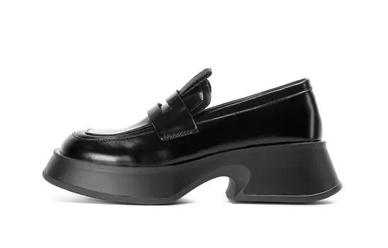 Лоферы женские с низким верхом Vedullar, черный/зеленый