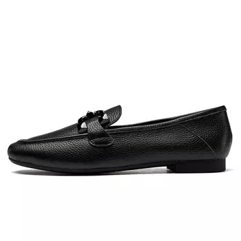 Лоферы женские с низким верхом Yearcon, черный