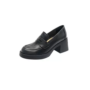 Лоферы женские с низким верхом Zi Xiao, черный