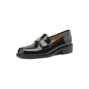 Лоферы женские с низким верхом Zi Xiao, черный