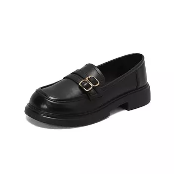 Лоферы женские с низким верхом Zi Xiao, черный