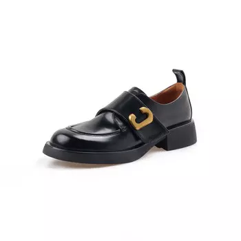 Лоферы женские с низким верхом Zi Xiao, коричневый