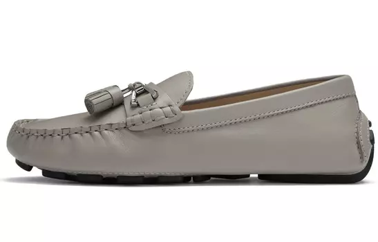 Лоферы женские серые Clarks