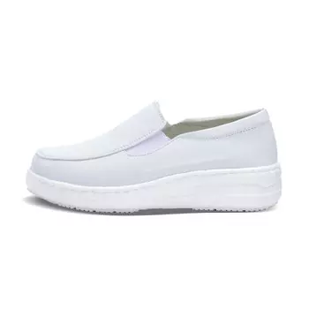 Лоферы женские средней высоты, белый Cherry Blossoms