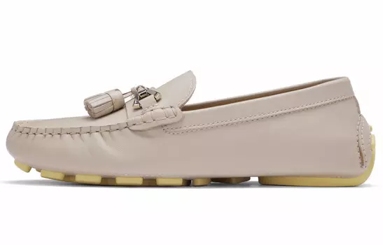 Лоферы женские светло-хаки Clarks