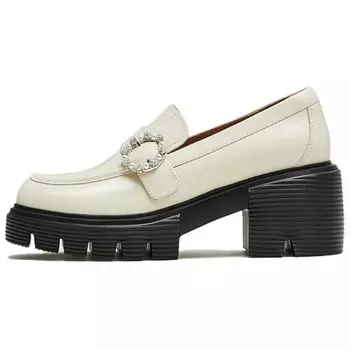 Лоферы женские Tata, серебряный