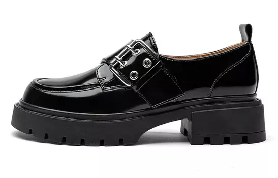 Лоферы женские Toomanyshoes, черный