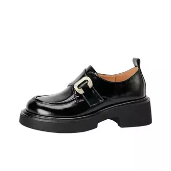 Лоферы женские Yikefei, черный