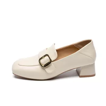 Лоферы женские Zhr, бежевый