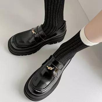 Лоферы женские Zi Xiao, черный