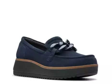 Лоферы Zylah May Clarks, Navy Suede