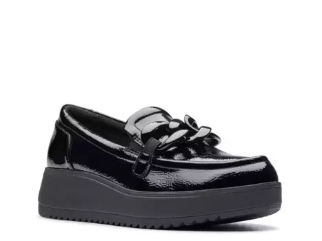 Лоферы Zylah Wedge Clarks, Black Patent