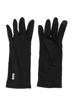 Лофотенские перчатки из мериносовой шерсти, регулирующей температуру SOS, черный