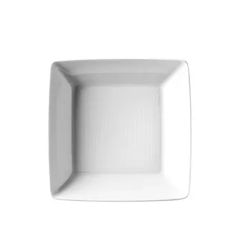 Лофт Белая Миска квадратная глубиной 12 см Thomas, белый