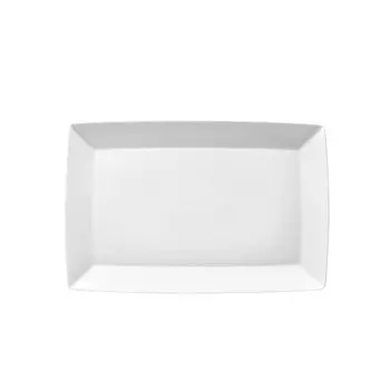 Лофт Белый/Тренд Азия Белая тарелка/тарелка квадратная 18,5х13,5 см Thomas, белый