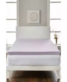 Loftworks 2-дюймовый экстрамягкий наматрасник из пеноматериала для глубокого сна с добавлением лаванды - King Rio Home Fashions, фиолетовый