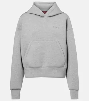 Лого худи Gucci, Grey Melange/Mix