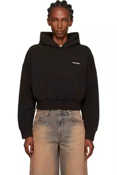 Лого худи We11Done, черный