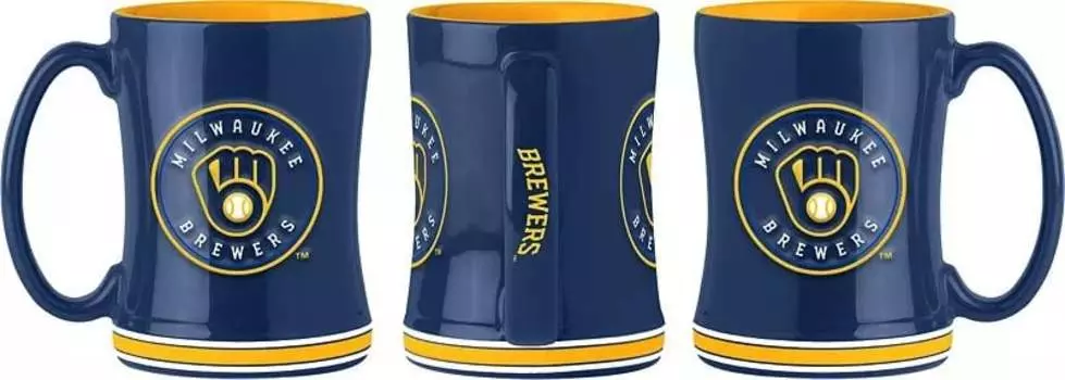 Logo Milwaukee Brewers Рельефная кружка