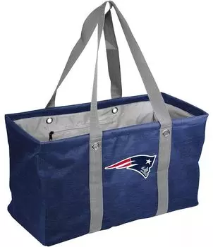 Logo New England Patriots Crosshatch Picnic Caddy