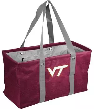 Logo Virginia Tech Hokies Crosshatch Picnic Caddy