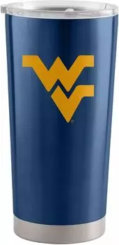 Logo West Virginia Mountaineers Стакан из нержавеющей стали Gameday