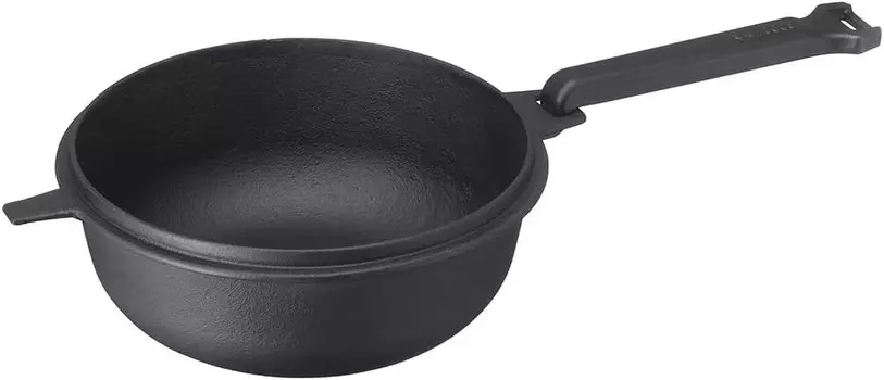 LOGOS 81062236 Комбинируемая глубокая сковорода M, Black