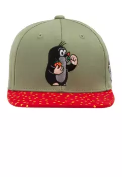 Logoshirt Бейсболка "Крот - Клубника" с детальной вышивкой, зеленый