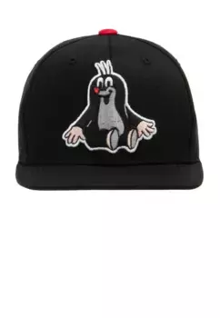 Logoshirt Бейсболка "Крот - Сидит", с детальной вышивкой, черный