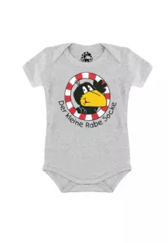 LOGOSHIRT Боди "Носок Little Raven - Спасательный круг", с лицензионным принтом, цвет Grau-Meliert