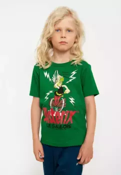 Logoshirt Футболка "Астерикс ле Голуа" с классным принтом, зеленый