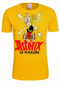 Logoshirt Футболка "Астерикс Ле Голуа" с принтом Астерикс и волшебное зелье, цвет Bunt