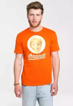 Logoshirt Футболка "Brandt Zwieback", с ретро-принтом, цвет Orange