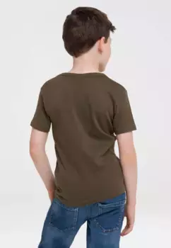Logoshirt Футболка "Крот", с лицензионным оригинальным дизайном, зеленый