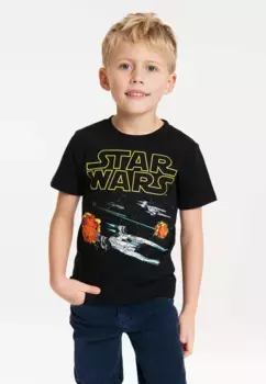 Logoshirt Футболка "Star Wars - Star Fighter" с классным мотивом "Звездных войн", черный