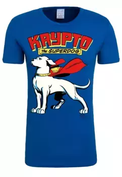 Logoshirt Футболка "The Superdog", с круглым вырезом, синий