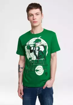 Logoshirt Футболка "Зеленая Стрела" с классным принтом, зеленый