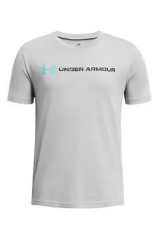 Логотип футболки Wordmark Under Armour, серый