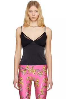 Логотип хардвер майка Versace Jeans Couture, черный