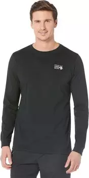 Логотип MHW In A Box с длинным рукавом Mountain Hardwear, черный