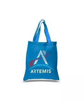 Логотип NASA Artemis — маленькая большая сумка Word Art LA Pop Art, синий