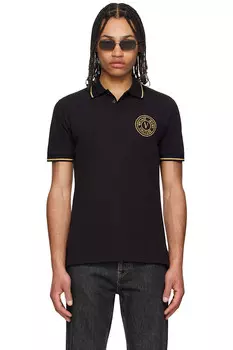 Логотип нашивка поло Versace Jeans Couture, мультиколор